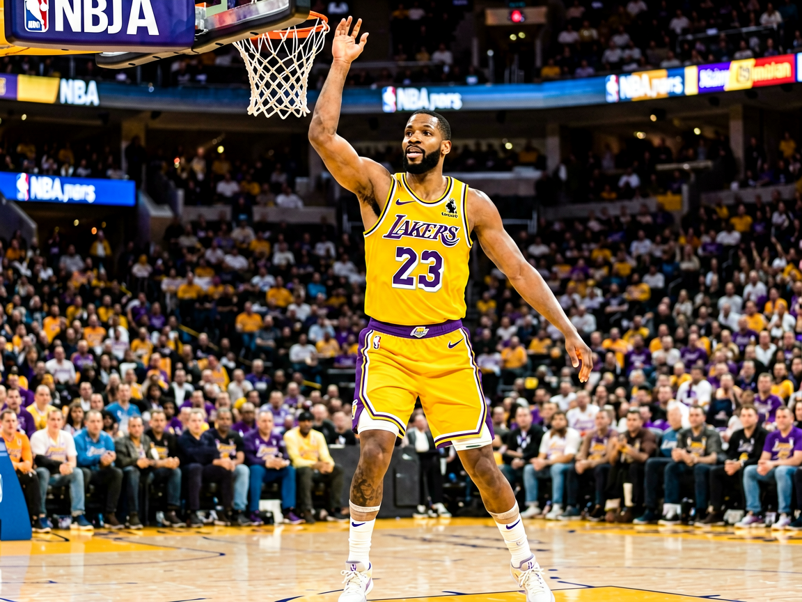 NBA湖人比赛精彩画面