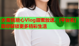 水蜜桃糖心Vlog甜蜜放送，[平台名]助你解锁更多精彩生活