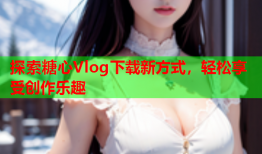 探索糖心Vlog下载新方式，轻松享受创作乐趣