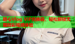 糖心Vlog VIP兑换码，轻松解锁无限精彩视频体验