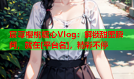 宸荨樱桃糖心Vlog：解锁甜蜜瞬间，就在[平台名]，精彩不停