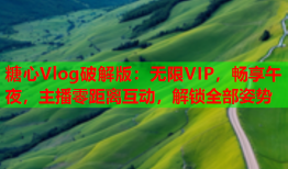 糖心Vlog破解版：无限VIP，畅享午夜，主播零距离互动，解锁全部姿势