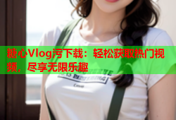 糖心Vlog污下载：轻松获取热门视频，尽享无限乐趣