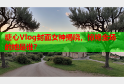 糖心Vlog封面女神揭晓，惊艳全场的她是谁？