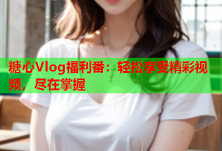 糖心Vlog福利番：轻松享受精彩视频，尽在掌握