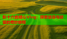 彭十六的糖心Vlog：探索禁忌与欲望的奇妙旅程