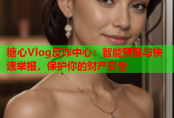 糖心Vlog反诈中心：智能预警与快速举报，保护你的财产安全