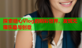 探索糖心Vlog的精彩世界，发现无限乐趣与创意