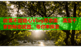 欲罢不能糖心Vlog苏奈美：满足干爹的秘密武器，等你来探索