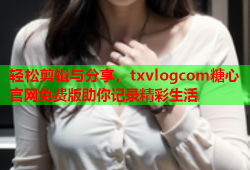 轻松剪辑与分享，txvlogcom糖心官网免费版助你记录精彩生活