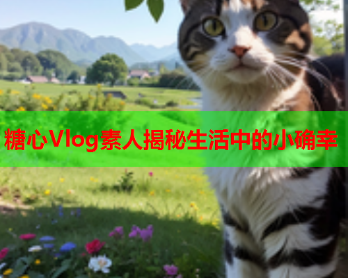 糖心Vlog素人揭秘生活中的小确幸