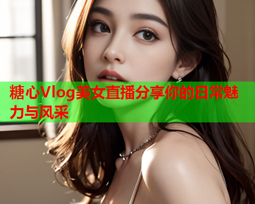 糖心Vlog美女直播分享你的日常魅力与风采