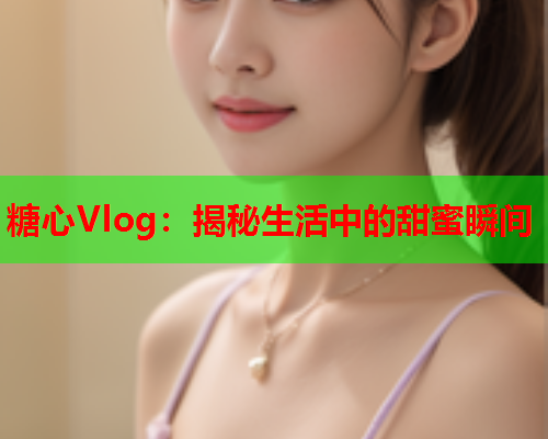 糖心Vlog：揭秘生活中的甜蜜瞬间