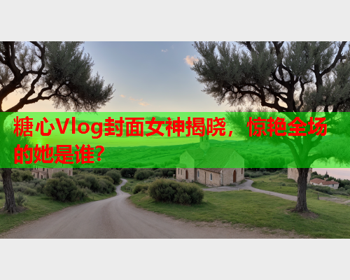 糖心Vlog封面女神揭晓，惊艳全场的她是谁？