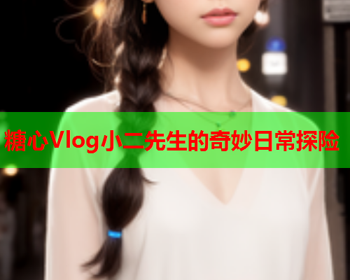 糖心Vlog小二先生的奇妙日常探险