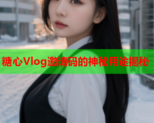 糖心Vlog邀请码的神秘用途揭秘