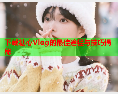 下载糖心Vlog的最佳途径与技巧揭秘