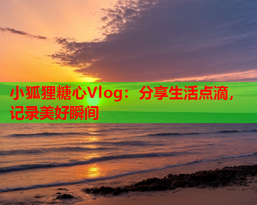 小狐狸糖心Vlog：分享生活点滴，记录美好瞬间