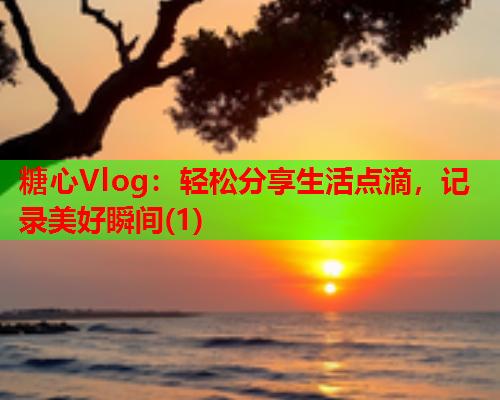 糖心Vlog：轻松分享生活点滴，记录美好瞬间(1)