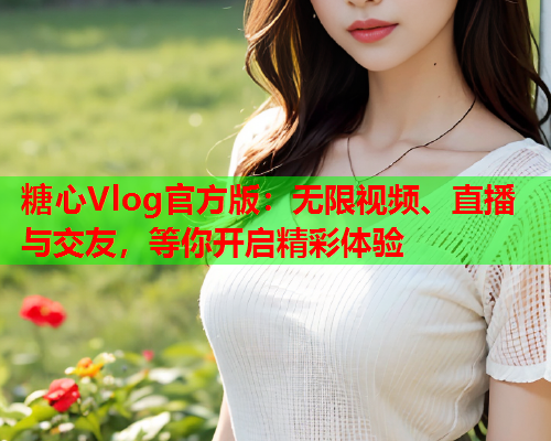 糖心Vlog官方版：无限视频、直播与交友，等你开启精彩体验